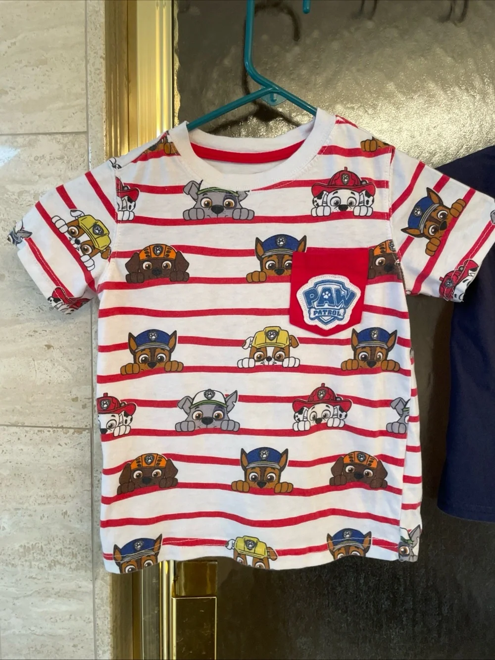 Lot of 2 Paw Patrol Boys Size 4T Short Sleeve T-Shirts